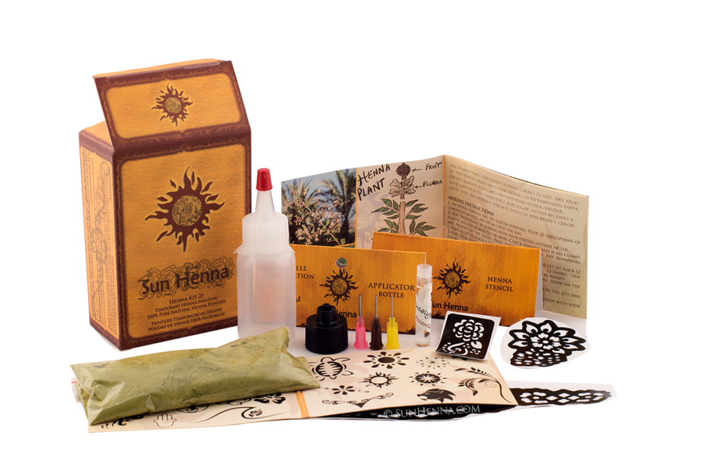 Sun Henna Kit 25 inboxing